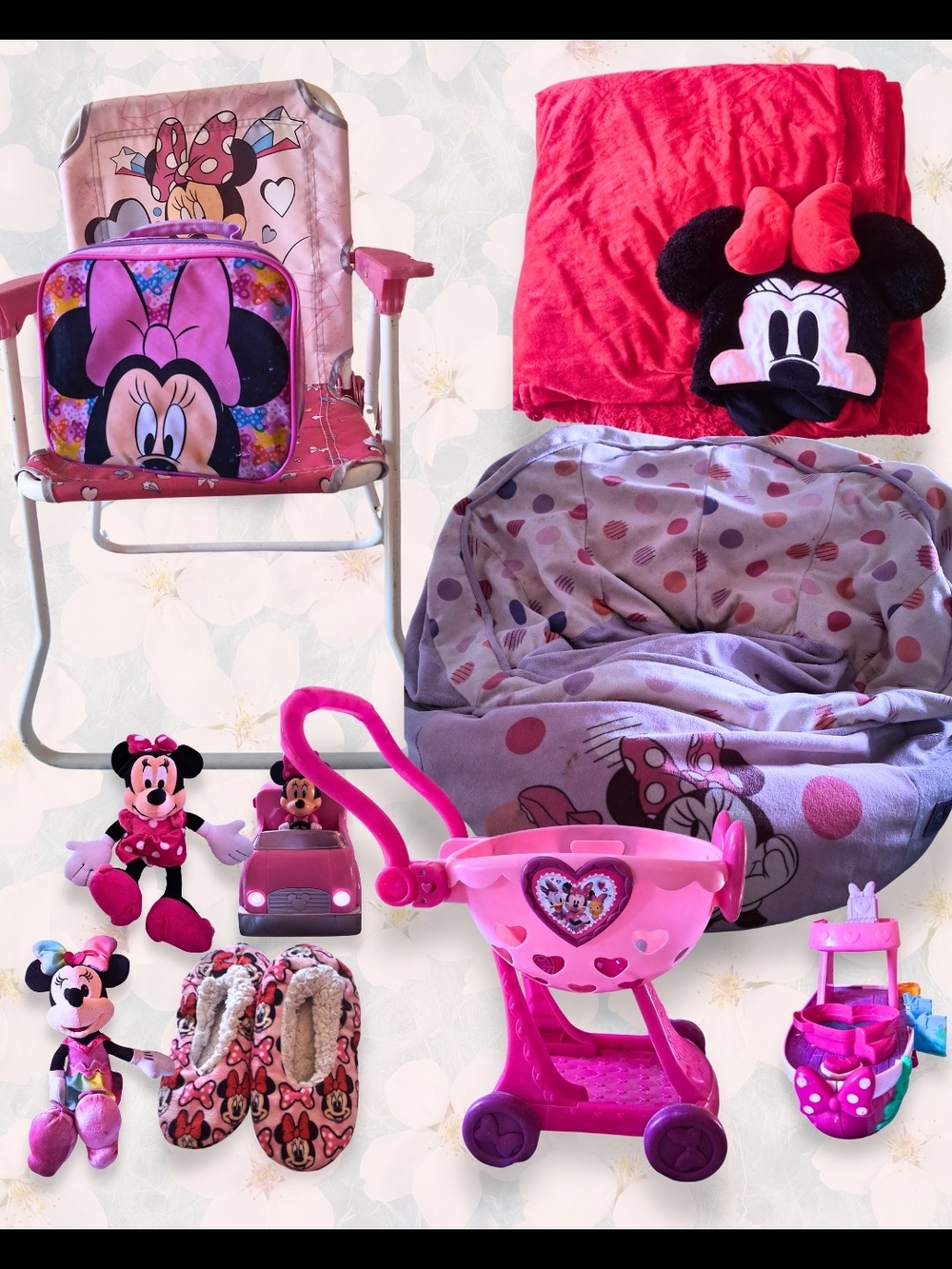 Minnie Mouse Pink Kids Toy Bundle - Pink